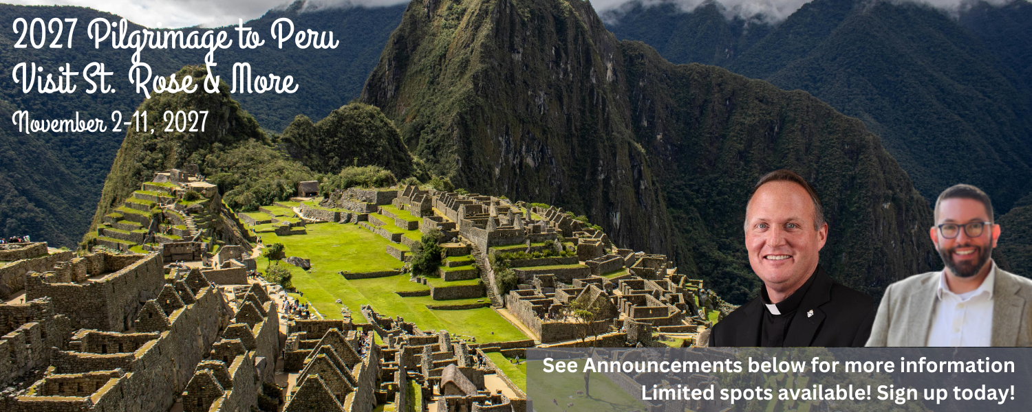 2027 Peru Pilgrimage